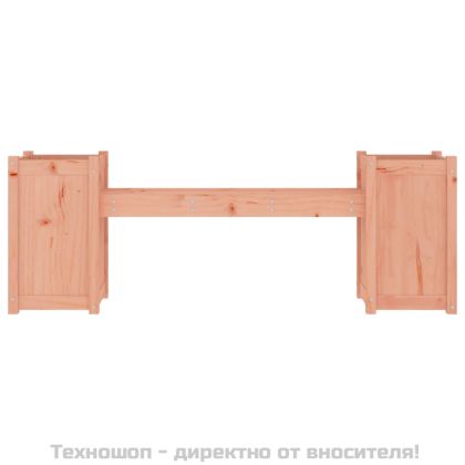 Пейка със саксии, 180x36x63 см, дугласко дърво масив