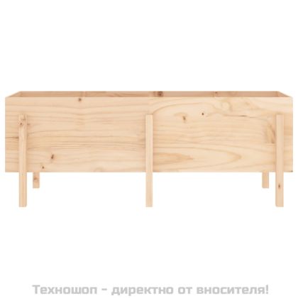 Градинско повдигнато легло, 160x50x57 см, бор масив