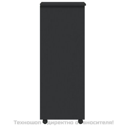 Шкаф с чекмеджета на колелца MOSS, сив, бор масив