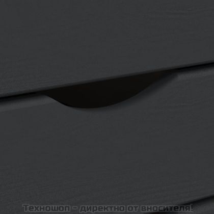 Шкаф с чекмеджета на колелца MOSS, сив, бор масив