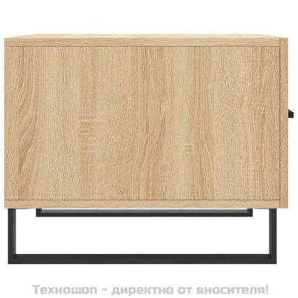 Кафе маси, 2 бр, дъб сонома, 50x50x40 см, инженерно дърво