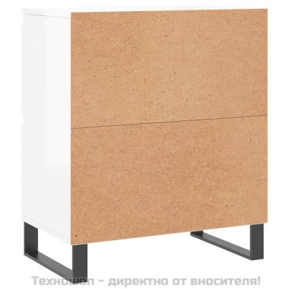 Сайдборди, 3 бр, бял гланц, инженерно дърво