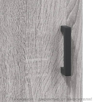 Сайдборд, сив сонома, 69,5x34x90 см, инженерно дърво