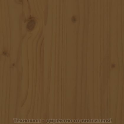 Градински сандък, меденокафяв, 62x50x57 см, бор масив