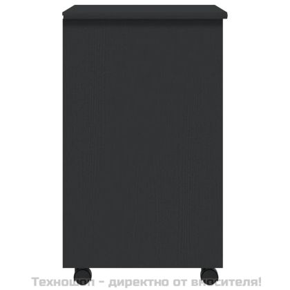 Шкаф с чекмеджета на колелца MOSS, сив, бор масив