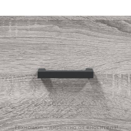 Кафе маси, 2 бр, сив сонома, 50x50x40 см, инженерно дърво