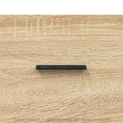 Кафе маси, 2 бр, дъб сонома, 50x50x40 см, инженерно дърво