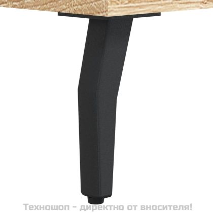 Кафе маси, 2 бр, дъб сонома, 50x50x40 см, инженерно дърво