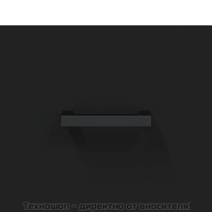 Кафе маси, 2 бр, черни, 50x50x40 см, инженерно дърво