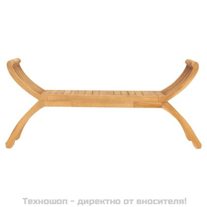 Градинска пейка, 126 см, тик масив