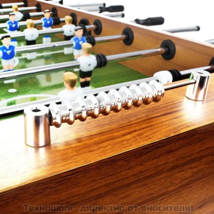 Футболна маса джаги стомана 60 кг 140x74,5x87,5 см светлокафява