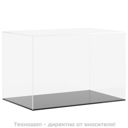 Кутия витрина, прозрачна, 56x36x37 см, акрил