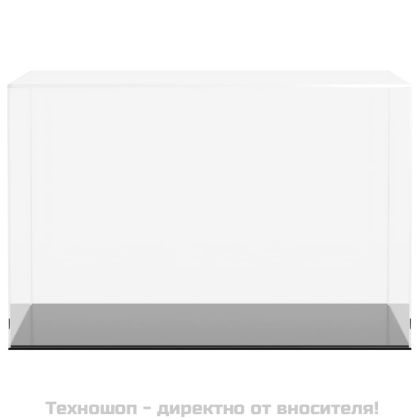 Кутия витрина, прозрачна, 56x36x37 см, акрил