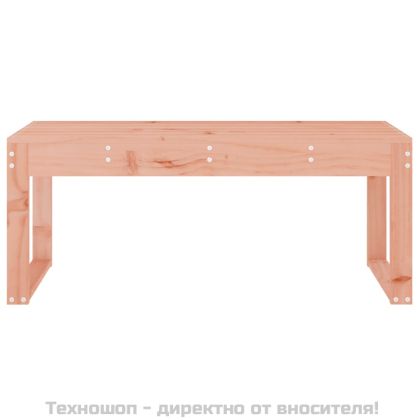 Градинска пейка 110x38x45 см масивна дугласка дървесина