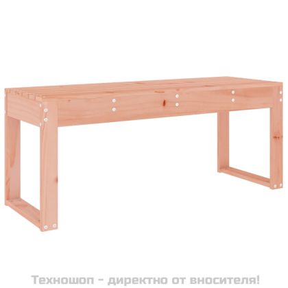 Градинска пейка 110x38x45 см масивна дугласка дървесина