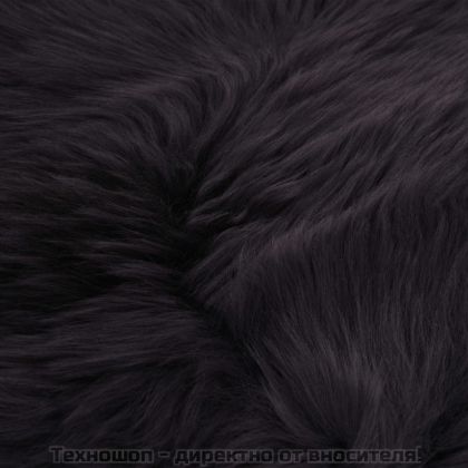 Подложки за столове 2 бр кафяви 40x40 см естествена овча кожа