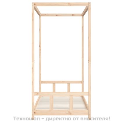 Детска рамка за легло, 90x190 см, бор масив
