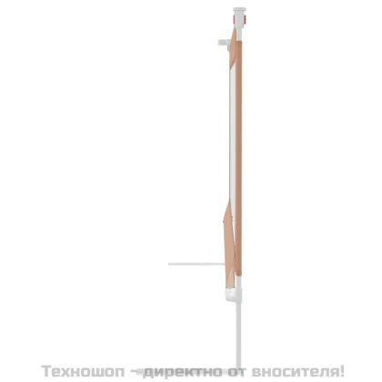 Ограничител за бебешко легло, таупе, 90x25 см, плат