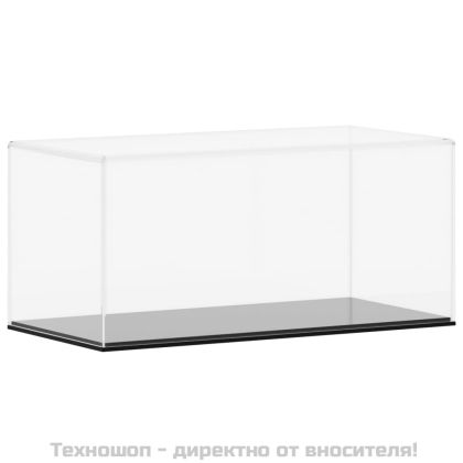 Кутия витрина, прозрачна, 30x15x14 см, акрил