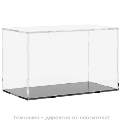 Кутия за показване, прозрачна, 31x17x19 см, акрилна