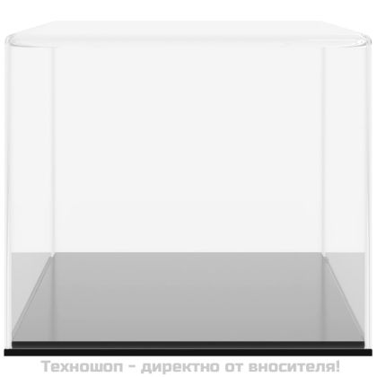 Кутия витрина, прозрачна, 34x16x14 см, акрил
