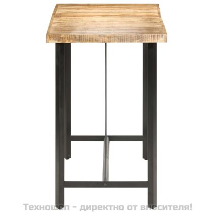 Бар маса, 180x70x107 cм, груба мангова дървесина