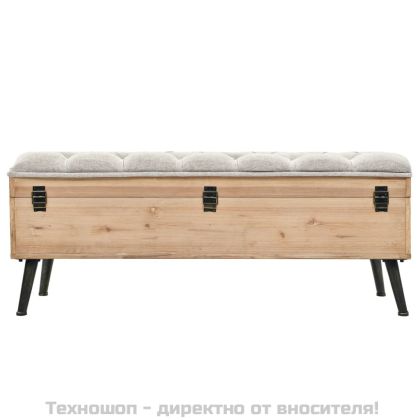 Пейка за съхранение, 110 см, масивна ела