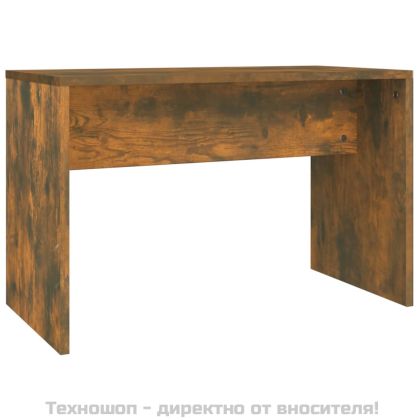Табуретка за тоалетка, Опушен дъб, 70x35x45 см, инженерно дърво