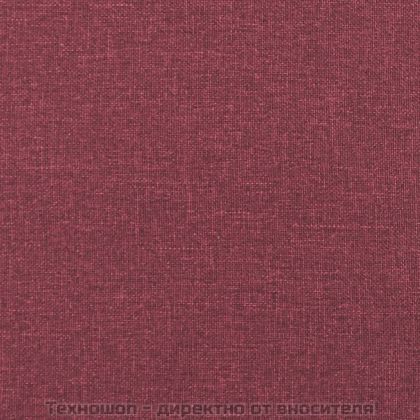 2-местен диван, Виненочервен, 140 см, текстил