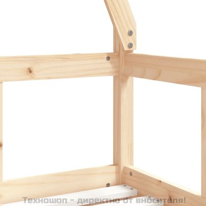 Рамка за детско легло, 70x140 см, масивна борова дървесина