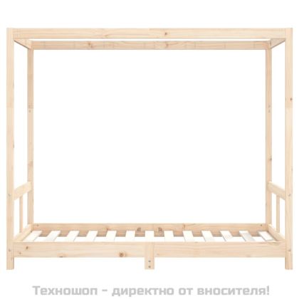 Рамка за детско легло 80x160 см масивна борова дървесина