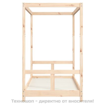 Рамка за детско легло 80x160 см масивна борова дървесина
