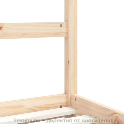 Рамка за детско легло 80x160 см масивна борова дървесина