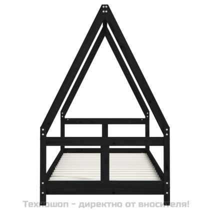 Рамка за детско легло 80x200 см масивна борова дървесина