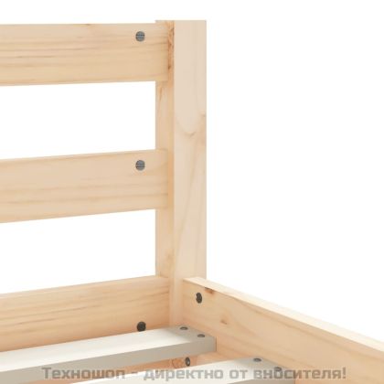 Детска рамка за легло с чекмеджета, 90x190 см, бор масив
