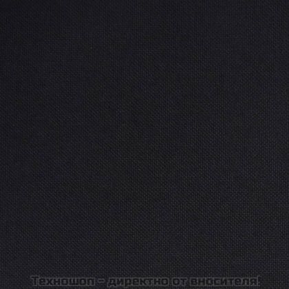 Бар табуретки, 2 бр, черни, текстил