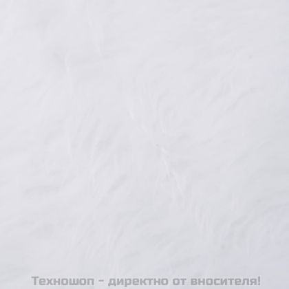 Коледна пола за елха, бяла, 150 см, изкуствена кожа