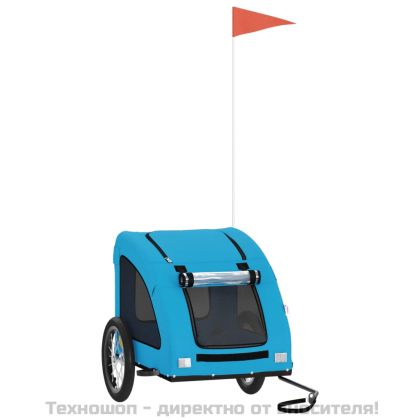 Ремарке за колело за любимци син Оксфорд плат и желязо