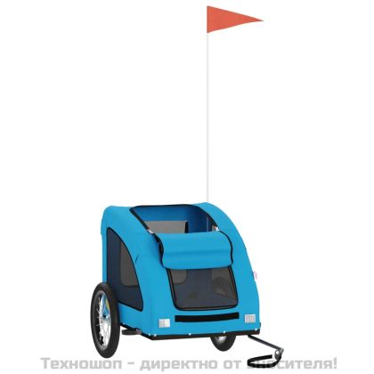 Ремарке за колело за любимци син Оксфорд плат и желязо