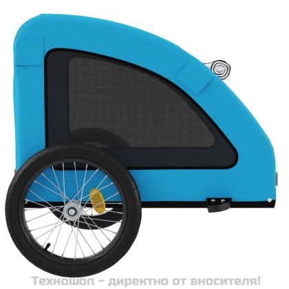 Ремарке за колело за любимци син Оксфорд плат и желязо