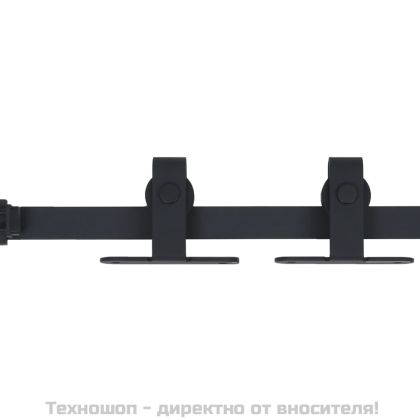 Комплект за мини плъзгаща врата за шкаф, стомана, 152 см