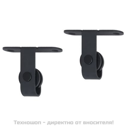 Комплект за мини плъзгаща врата за шкаф, стомана, 152 см