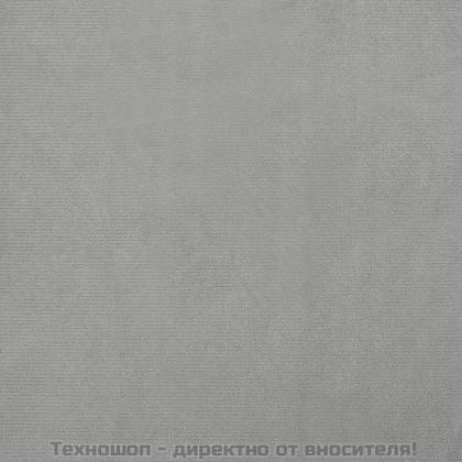 Детски диван, светлосив, 80x45x30 см, кадифе