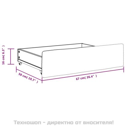 Чекмеджета за легло, 2 бр, жълти, инженерно дърво и кадифе