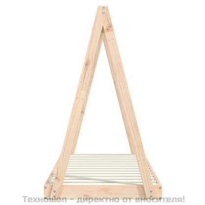 Рамка за детско легло, 70x140 см, масивна борова дървесина