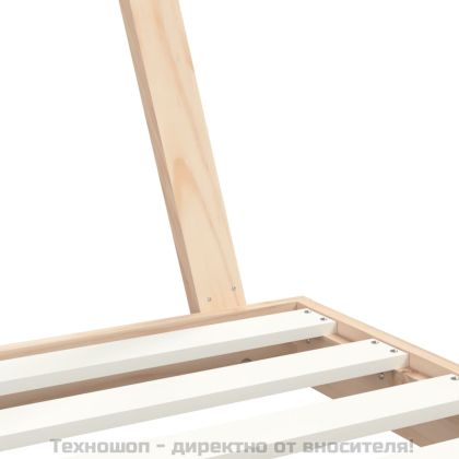 Рамка за детско легло, 70x140 см, масивна борова дървесина