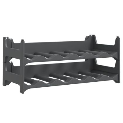 Поставка за вино за 12 бутилки PP с възможност за подреждане