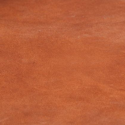 Бар табуретки, 2 бр, кафяви, естествена кожа