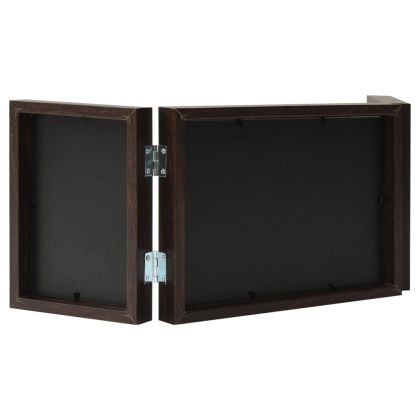 Тройна фоторамка колаж тъмнокафява 22x15 см+2x(10x15 см)