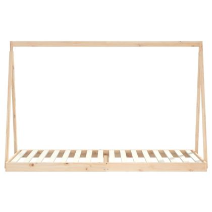 Рамка за детско легло, 90x200 см, масивна чамова дървесина